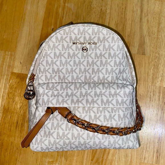 Michael Kors Slater Leather Backpack - Picture 1 of 8